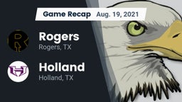 Recap: Rogers  vs. Holland  2021