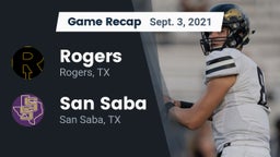 Recap: Rogers  vs. San Saba  2021
