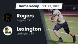 Recap: Rogers  vs. Lexington  2023