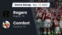 Recap: Rogers  vs. Comfort  2023