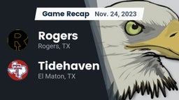 Recap: Rogers  vs. Tidehaven  2023