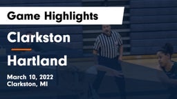 Clarkston  vs Hartland Game Highlights - March 10, 2022