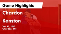 Chardon  vs Kenston  Game Highlights - Jan 13, 2017