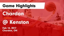 Chardon  vs @ Kenston Game Highlights - Feb 14, 2017