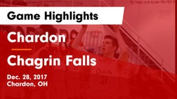 Chardon  vs Chagrin Falls  Game Highlights - Dec. 28, 2017