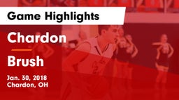 Chardon  vs Brush  Game Highlights - Jan. 30, 2018