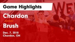 Chardon  vs Brush  Game Highlights - Dec. 7, 2018