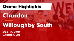 Chardon  vs Willoughby South  Game Highlights - Dec. 11, 2018