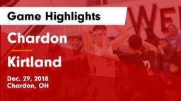 Chardon  vs Kirtland  Game Highlights - Dec. 29, 2018