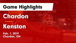 Chardon  vs Kenston  Game Highlights - Feb. 1, 2019