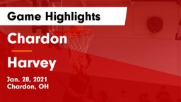 Chardon  vs Harvey  Game Highlights - Jan. 28, 2021