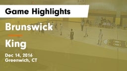 Brunswick  vs King Game Highlights - Dec 14, 2016