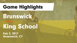 Brunswick  vs King School Game Highlights - Feb 3, 2017