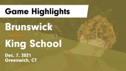 Brunswick  vs King School Game Highlights - Dec. 7, 2021