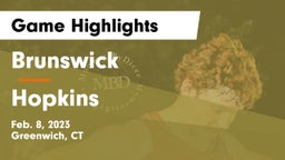 Brunswick  vs Hopkins  Game Highlights - Feb. 8, 2023