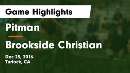 Pitman  vs Brookside Christian Game Highlights - Dec 23, 2016