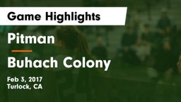 Pitman  vs Buhach Colony  Game Highlights - Feb 3, 2017