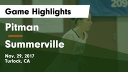 Pitman  vs Summerville  Game Highlights - Nov. 29, 2017