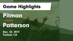 Pitman  vs Patterson  Game Highlights - Dec. 22, 2017