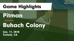 Pitman  vs Buhach Colony Game Highlights - Jan. 11, 2018