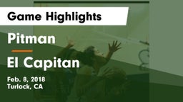 Pitman  vs El Capitan Game Highlights - Feb. 8, 2018
