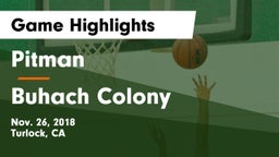 Pitman  vs Buhach Colony  Game Highlights - Nov. 26, 2018