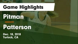 Pitman  vs Patterson  Game Highlights - Dec. 18, 2018