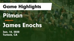 Pitman  vs James Enochs  Game Highlights - Jan. 14, 2020