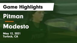 Pitman  vs Modesto  Game Highlights - May 12, 2021