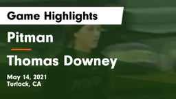 Pitman  vs Thomas Downey  Game Highlights - May 14, 2021