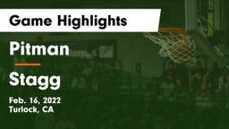 Pitman  vs Stagg  Game Highlights - Feb. 16, 2022