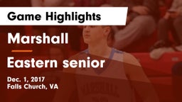 Marshall  vs Eastern senior  Game Highlights - Dec. 1, 2017