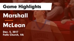 Marshall  vs McLean  Game Highlights - Dec. 5, 2017