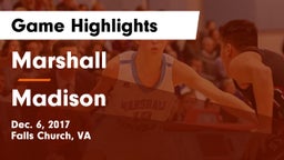 Marshall  vs Madison  Game Highlights - Dec. 6, 2017