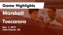 Marshall  vs Tuscarora  Game Highlights - Dec. 7, 2019