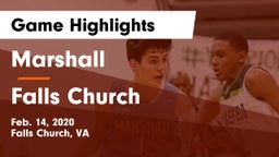 Marshall  vs Falls Church  Game Highlights - Feb. 14, 2020