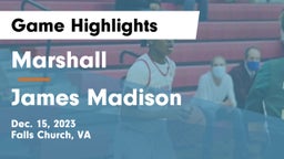 Marshall  vs James Madison  Game Highlights - Dec. 15, 2023