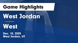 West Jordan  vs West  Game Highlights - Dec. 10, 2020