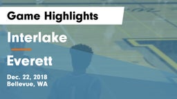 Interlake  vs Everett  Game Highlights - Dec. 22, 2018