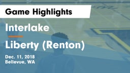 Interlake  vs Liberty  (Renton) Game Highlights - Dec. 11, 2018