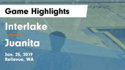 Interlake  vs Juanita  Game Highlights - Jan. 25, 2019