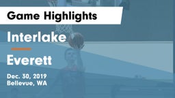 Interlake  vs Everett  Game Highlights - Dec. 30, 2019