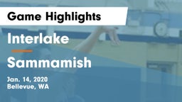 Interlake  vs Sammamish  Game Highlights - Jan. 14, 2020