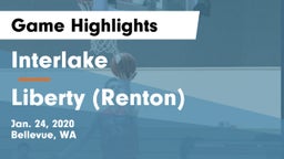 Interlake  vs Liberty  (Renton) Game Highlights - Jan. 24, 2020