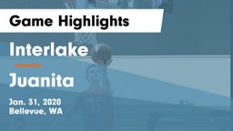 Interlake  vs Juanita  Game Highlights - Jan. 31, 2020