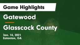 Gatewood  vs Glasscock County  Game Highlights - Jan. 14, 2021