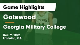 Gatewood  vs Georgia Military College  Game Highlights - Dec. 9, 2022