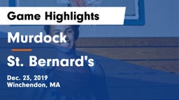 Murdock  vs St. Bernard's  Game Highlights - Dec. 23, 2019