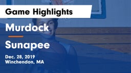Murdock  vs Sunapee Game Highlights - Dec. 28, 2019