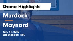 Murdock  vs Maynard  Game Highlights - Jan. 14, 2020